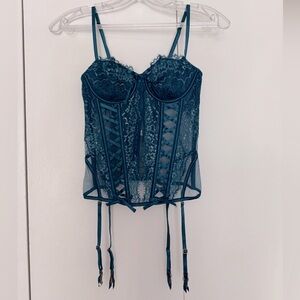 Victoria‘s secret teal corset size xs